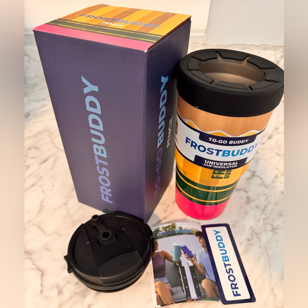 NIB FrostBuddy Pencil To-Go Buddy Insulated Tumbler Teacher Appreciation NWT